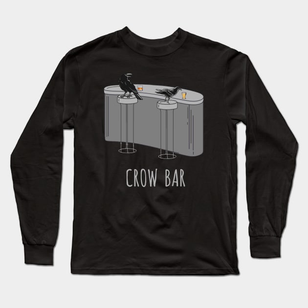 Crow Bar Long Sleeve T-Shirt by JohnnyBoyOutfitters